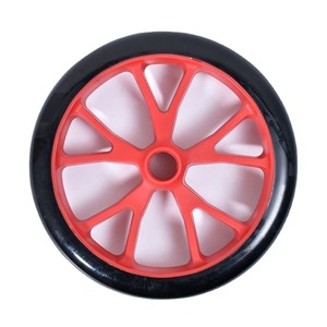 Rueda sólida duradera de PU para patines de rueda delantera y sillas de ruedas, monopatín con batería de litio, Rodas - Product Image 4