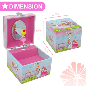 Caja <span class=keywords><strong>de</strong></span> Música <span class=keywords><strong>de</strong></span> Madera Jakos con Temática <span class=keywords><strong>de</strong></span> <span class=keywords><strong>Princesas</strong></span>, Juguete para <span class=keywords><strong>Niñas</strong></span>, Regalo <span class=keywords><strong>de</strong></span> Cumpleaños y Navidad, Material MDF, Mecanismo <span class=keywords><strong>de</strong></span> Cuerda, Sonido Duradero - Product Image 2