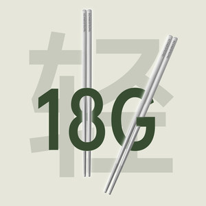 ตะเกียบไทเทเนียมบริสุทธิ์ของชไนเดอร์ 23 ซม. 2 คู่ น้ำหนักเบา 18 กรัม กล่องของขวัญ - Product Image 1
