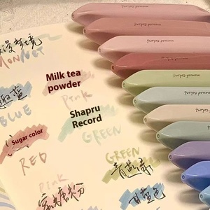 Nouveau 4Pcs Creative Mignon Monet Couleurs <span class=keywords><strong>Surligneur</strong></span> Marqueur Stylos Bureau Fournitures Scolaires <span class=keywords><strong>Kawaii</strong></span> <span class=keywords><strong>Dessin</strong></span> Main Compte Graffiti Stylos - Product Image 5