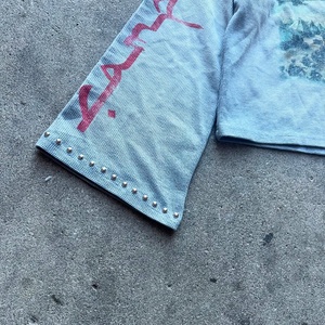 High Quality Custom Oversized Thermal T-<b>Shirts</b> Acid Wash <b>Waffle</b> Boxy Cropped Tee Cotton Pearl Thermal <b>Waffle</b> Knit Long Sleeve - Product Image 6