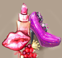 Chaussures à talons hauts de couleur ballon, 16 pouces, pour fête cosmétique, soirée d'enterrement de vie de jeune fille, anniversaire