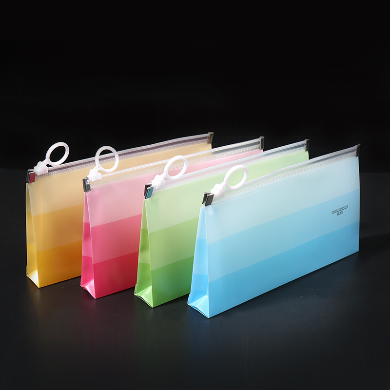B6 pencil case-red yellow blue green