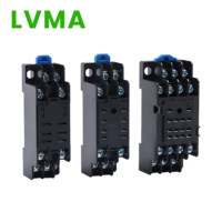 Relais intermédiaire HH52P 24V/110V/220V AC/DC 8/11/14 pôles 5A/10A miniature en plastique 2NO2NC pour usage automobile, protection scellée, CCC