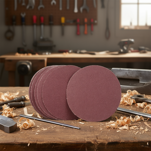 Discos Abrasivos Fervi con Respaldo Adhesivo, Discos de Lijado de 5 Pulgadas para Acabado de Madera y Metal - Product Image 3