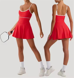 Jupe de tennis/golf sans manches respirante, extensible, à séchage rapide, en spandex/nylon, pour femmes, M352, personnalisée - Product Image 3