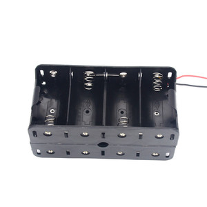 Soporte para batería tipo D de 8 celdas, caja portátil de 12V con cables para dispositivos electrónicos - Product Image 3
