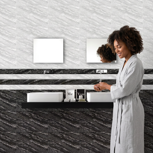 300x450mm 12x18 pouces paysage naturel imprimé à jet d'encre salle de bain numérique brillant carreaux de mur en céramique émaillée pour la construction de bâtiments - Product Image 2