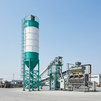 Silo di Stoccaggio Portatile Imbullonato da 100 Tonnellate, Cono Rimovibile per Cemento, Serbatoio per Impianti di Betonaggio