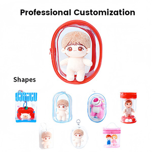 Custom Outdoor <b>Transparent</b> PVC Itabag Portable Travel Plush Doll Storage <b>Bag</b> Trendy Kids & Doll Display <b>Bag</b> - Product Image 3