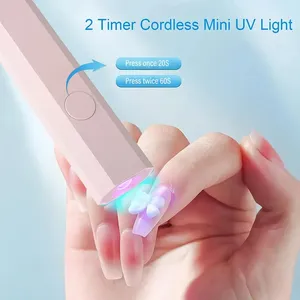 Handheld Monogram Lamp UV LED Nail Light For Curing All Gel Polish USB Rechargeable Quick Dry Manicure Machine Nail Art - Product Image 3