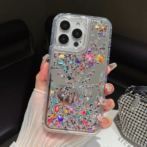 Coque de téléphone portable à motif diamant papillon <span class=keywords><strong>3</strong></span> en 1 de haute qualité pour Redmi 13 13C Note13 4G - Product Image 2