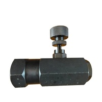 Válvulas de cartucho de control de velocidad hidráulica Válvula de acelerador tubular compensada de presión de