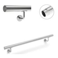 Balustrade en acier inoxydable 304 SJBT, garde-corps de balcon en verre trempé, designs de balustrades et rampes d'escalier en verre pour terrasse