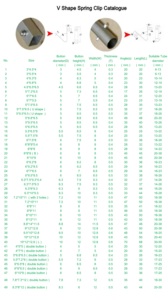 Nhà Máy Giá 65Mn Thép Tùy Chỉnh Phẳng Tấm Kim Loại Đẩy Nút <span class=keywords><strong>U</strong></span> Hình Dạng Mùa Xuân Snap <span class=keywords><strong>Clip</strong></span> - Product Image 6