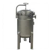 Filtre à liquide visqueux haute résistance en acier inoxydable, boîtier de filtre à sac pour asphalte et bitume avec enveloppe chauffante et isolation