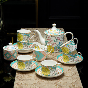 British Light Luxury <b>Ceramic</b> <b>Tea</b> Sets Bone China Set European Luxury Household for Afternoon - Product Image 4