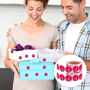 1000 Pegatinas Autoadhesivas de PVC Ecológicas, Resistentes al Agua y a los Rayos UV, con Logotipo Personalizado, para Empaque, Bodas, Fiestas, Regalos Promocionales y Envolturas - Product Image 2