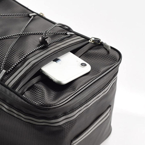 Sacoche de porte-bagages arrière pliable <span class=keywords><strong>et</strong></span> écologique, sac de rangement étanche de 12L/15L pour vélo de route <span class=keywords><strong>et</strong></span> VTT - Product Image 5