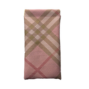 Classic Plaid Eyeglasses Case Rectangle PVC Checkered Blue Pink Green Gray Travel Portable Spring <b>Clip</b> Storage Bag - Product Image 3