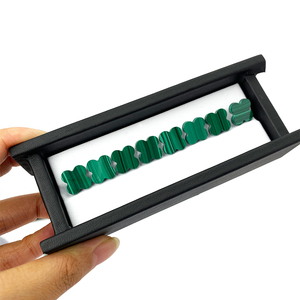 Tự Nhiên Malachite Đá Quý Tùy Chỉnh Cắt Kích Thước Hình Dạng Bán Buôn Chất Lượng Cao Bốn Lá Cỏ Ba Lá Hai Mặt Phẳng Đá Quý Malachite - Product Image 6