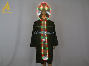 Kostum Cosplay pria dan wanita, pakaian pertunjukan panggung lucu pisau bercahaya LED Halloween - Product Image 6