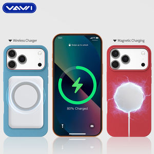 Étui de téléphone en cuir VAWI L006 en gros pour iPhone 11 12 13 14 15 16 17 Pro Max Étui de téléphone magnétique en cuir Coque de téléphone - Product Image 4