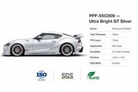 Film de protection de peinture TPU GT Silver super brillant auto-réparant anti-rayures anti-jaunissement pour carrosserie de voiture colorée PPF
