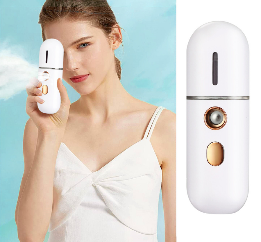 Hot Sale USB Rechargeable Nano Facial Mist Sprayer Mini Face Steamer Portable Humidifier Nebulizer Water Replenishing Instrument