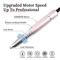 Nouveau design de l'équipement de manucure électrique E File Nail Drill Set Portable Rechargeable 35000rpm Nail Drill Machine