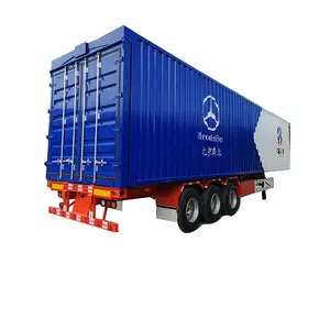 Cargo Box Trailer Truck für Dry Cargo Transport Sattel auflieger