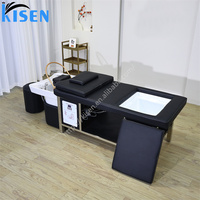 Moderne japonais tête Spa shampooing pédicure lit cheveux lavage chaise vapeur Salon meubles eau recycler pour les cheveux beauté ongles Salon