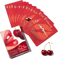 Jeu de cartes de positions sexuelles orales pour couples, idéal pour les soirées intimes et le plaisir en chambre, jeu de combat de positions coquines pour les soirées amoureuses.