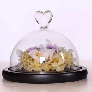 Cúpula de Cristal Transparente Hecha a Mano con Vidrio de Borosilicato de Alta Calidad para Velas Decorativas - Product Image 2