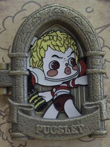 Skullpanda authentique la <span class=keywords><strong>famille</strong></span> Addams boîte aveugle insigne broche insigne mignon tendance ornements décoratifs autour. - Product Image 4