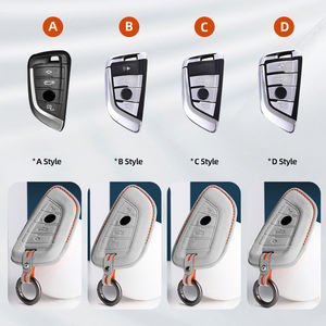 Pour <span class=keywords><strong>BMW</strong></span> série <span class=keywords><strong>1</strong></span> <span class=keywords><strong>F20</strong></span> 3 5 série 530Li porte-clés de voiture couverture étui en cuir livraison directe commerce électronique affaires - Product Image 2