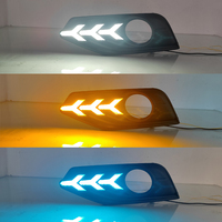 Luz diurna modificada al por mayor, luz decorativa delantera para parachoques, intermitente para Nissan Tiida 16-22