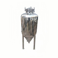Ventes directes d'usine Fermenteur de bière conique monocouche de taille personnalisée 100L