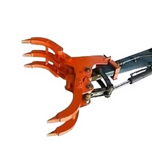 Nouvelle griffe hydraulique TDC pour excavatrice - 4-35 tonnes, non rotative, ouverture de mâchoire de 1400 mm, pour utilisation agricole, bois/déchets - Product Image 4