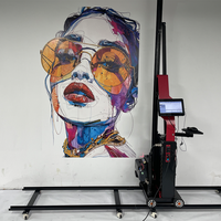 Friankor mesin cetak desain dinding 3D dinding vertikal tinta UV untuk seni keramik kayu logam otomatis kondisi baru 2 tahun garansi
