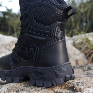 Botas Tácticas Militares Ligeras para Hombre y Zapatos de Senderismo Impermeables y Transpirables de Media Caña en Tallas Grandes al por Mayor Personalizadas - Product Image 3