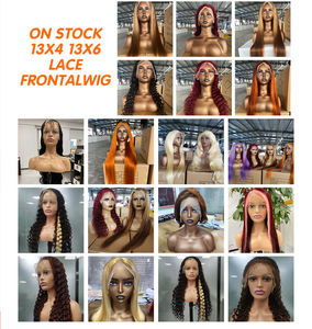 Pas cher Perruque Tressée Cheveux Humains Lace Front Péruvienne Vierge Cheveux Full Lace Perruques <span class=keywords><strong>de</strong></span> Cheveux Humains 360 Hd Lace Frontal Perruque Pour Les Femmes Noires - Product Image 6