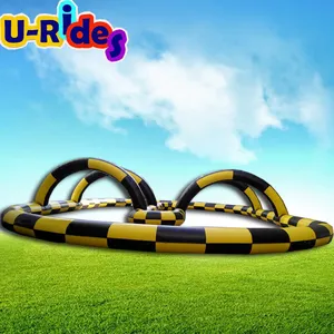 Giant trikes quad bikes Pony Hop horses electric race animals inflatable go kart race track For Tourist party Rental