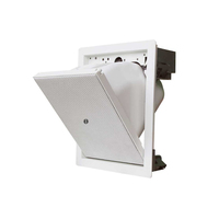 Haut-parleur de plafond motorisé 2 voies de 6,5 pouces, carré, à activation vocale, audio haute résolution, système PA pour salle de conférence