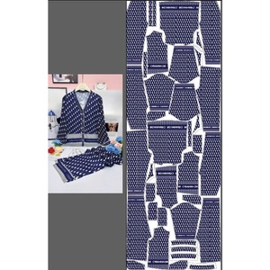 Pijamas Transpirables y Cómodos para Mujer, Estampados con Transferencia Térmica, 100% Seda Satén, Ropa de Dormir para Todo el Verano y Otoño - Product Image 6