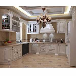 Meubles de cuisine en <span class=keywords><strong>bois</strong></span> massif classique d'<span class=keywords><strong>occasion</strong></span> personnalisés, unités de placards en <span class=keywords><strong>bois</strong></span> de caoutchouc - Product Image 2