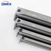 Porte-outil de rainurage interne indexable DMIX MGNVR avec plaquettes en carbure HRC 42-45 pour tournage de trous et rainurage interne sur tour CNC