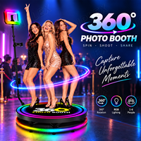 Plateforme rotative à 360 degrés pour cabine photo 360