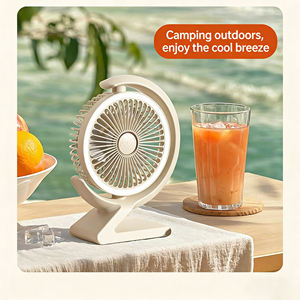 Ventilador de escritorio con lámpara, ventilador de circulación giratorio de alta potencia para el hogar, ventilador portátil USB de aromaterapia para escritorio - Product Image 6