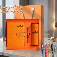 Set de Regalo de Cuaderno con Bolígrafo y Botella, para Oficina, Corporativo, al por Mayor, Personalizado con Logotipo, Impresión de Logotipo